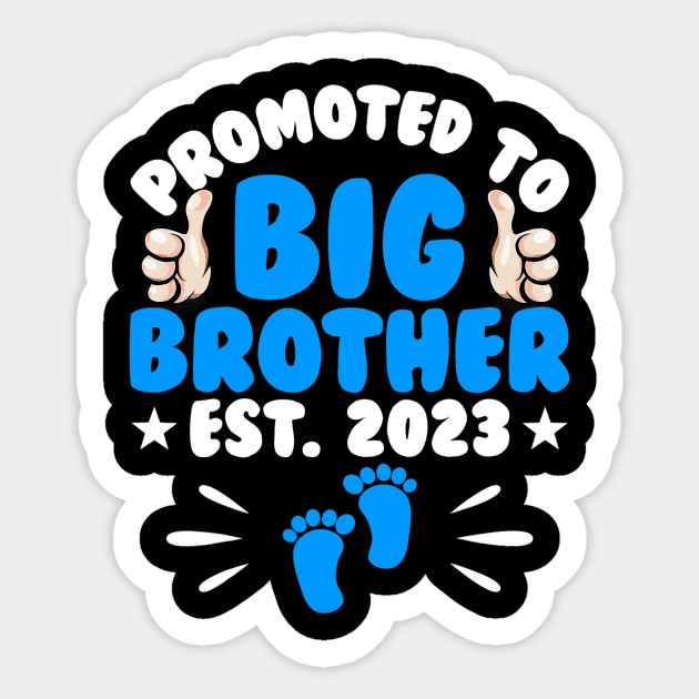 Promoted To Big Bro Sticker by tabbythesing960